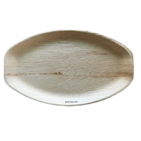 Meilleure Offre : Plateau de Service Ovale Jetable Écologique Areca – Biodégradable, Recyclable, Étanche, Compostable – Idéal pour les Événements