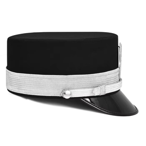 Casquette de Fatigue de Commanderie des Chevaliers Templiers de Qualité Supérieure, Régalia Maçonnique en Métal Argenté, Service OEM MOQ - Product Image 4