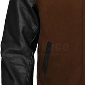 Chaqueta Deportiva de Invierno 2025 para Hombre, Color Sólido, Casual, con Cuello Alto, Capucha, Logotipo Frontal, Impermeable, Transpirable y Ecológica - Product Image 5