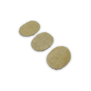 3pcs 100% Natural Turkey-made Pumpkin Peeling Disc Loofah Fast Delivery Bath <b>Scrubber</b> for Body and <b>Face</b> Use - Product Image 3