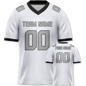 2025 dernière haute qualité respirant USA Football américain Sport chemise en gros personnalisé grande taille vêtements personnalisés - Product Image 2