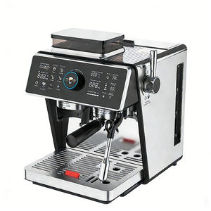 Machine à expresso italienne professionnelle à double chaudière 58 mm, 20 bars de pression, <span class=keywords><strong>avec</strong></span> moulin intégré - Product Image 4