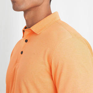 Buena calidad transpirable personalizado 170 Gramos bordado secado rápido liso Golf Polo 100% poliéster camisetas Unisex Polos - Product Image 3