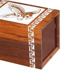 Wooden Urn <b>Box</b> For Adult <b>Ashes</b> Cremation For Male and Female Decorative Urns Funeral - Product Image 6