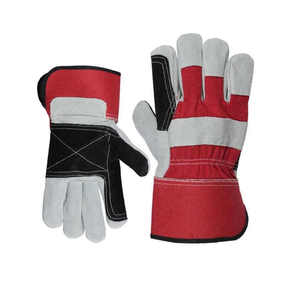 ถุงมือทำงานหนังป้องกันการบาดสไตล์ใหม่ป้องกันการลื่น - Product Image 6