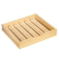 Nouvelle Arrivée Conception Personnalisée Fil Métallique Stockage des Dosettes de Café avec Base en Bois Stockage des Dosettes de Café à Prix Inférieur