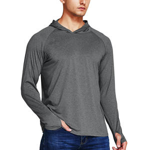 OEM personnalisé unisexe vêtements de sport respirant séchage rapide léger à manches longues pêche à capuche nouveau imperméable grande taille imprimé - Product Image 4