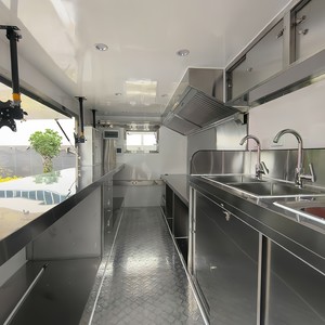 Vente en gros : Remorque alimentaire mobile de qualité supérieure en aluminium et fibre de verre, type Food Truck, pour la vente de restauration rapide, avec gril et frites - Product Image 6