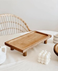 Plateau en bois naturel pour parfums, bijoux et cosmétiques - Product Image 6