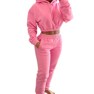 Conjunto de chándal de jogging de manga larga informal de 2 piezas para mujer personalizado a la moda cuello con capucha impreso Technics asequible - Product Image 3