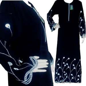 Meilleures ventes Abaya brodée au Moyen-Orient pour femmes musulmanes - Product Image 1