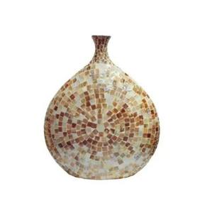 Vase à fleurs décoratif en métal de luxe rustique pour la décoration intérieure et le style de jardin extérieur avec un design intemporel - Product Image 3