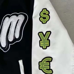 Chaqueta universitaria elegante para hombre Mezcla de lana transpirable Prendas de abrigo de moda Ropa de calle de invierno informal OEM Tamaños disponibles Colores - Product Image 5