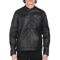 Chaqueta de Piel de Oveja para Hombre, Diseño Reversible Impermeable, Logotipo Frontal, Ropa Urbana de Alta Calidad para Unisex