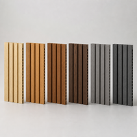 Panneaux muraux en WPC haute densité anti-décoloration écologiques, insonorisés pour la décoration des salons et des espaces commerciaux