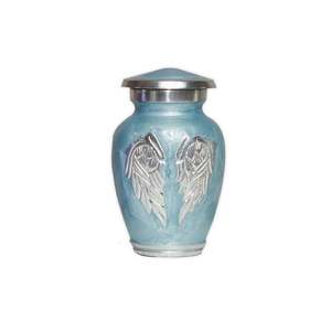 ภาชนะใส่เถ้ากระดูกทำจากอลูมิเนียมขนาดเล็กสำหรับใส่เถ้ากระดูกทางศาสนา/ทันสมัย/โบราณเคลือบอีนาเมลที่เก็บขี้เถ้าที่ระลึกสำหรับสัตว์เลี้ยงมนุษย์ - Product Image 4