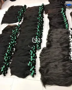 Venta al por mayor 100% Extensiones de cabello humano virgen Diseño personalizable de Vietnam Nuevo estilo Extensión de cabello a granel - Product Image 1