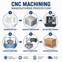 CNC para Mecanizado de Piezas de Precisión de Acero Inoxidable y Aluminio con Electroerosión por Hilo y Perforación - Producción Personalizada OEM en Pequeños Lotes