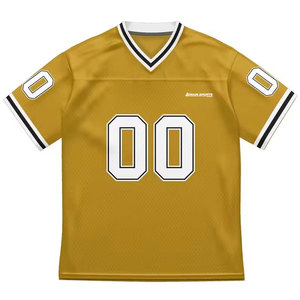 Custom Made American Football Jersey Team Wear American Football Jersey Polyester / Cotton <b>Blend</b> American Football Jersey - Product Image 6