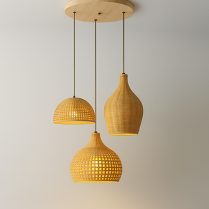 LÁMPARA DE RATÁN MODERNA, NUEVO, ÚLTIMO DISEÑO, ECOLÓGICO, HOGAR, HOTEL, LUCES DE GABINETE DE NAVIDAD DECORATIVAS - Product Image 1