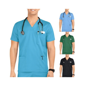 Conjuntos de Uniformes Médicos Amriss Unisex Personalizados para Hospital, 72% Poliéster, 22% Rayón, 6% Elastano, Servicio ODM, para Doctores, Enfermeras y Personal, Global - Product Image 3