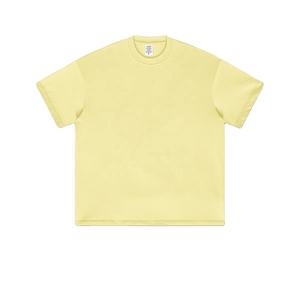 Camiseta de hombre de algodón 100% de Color sólido con logotipo personalizable 305G Heavy Drop Shoulder Streetwear camiseta para hombre - Product Image 3