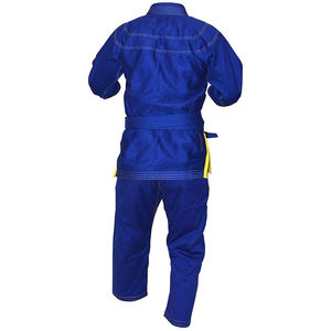 Nouvel uniforme de BJJ bleu personnalisé, fait main, respirant et confortable – Vêtements d'arts martiaux - Product Image 3