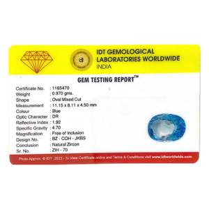 Zirconia Azul de Alta Calidad - 4.85 Quilates, Gema Mineral Facetada, Corte Trillón, Ovalado y Marquesa, Aguamarina Calibrada - Product Image 4