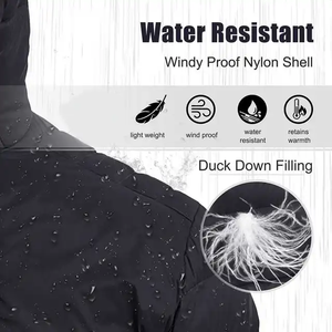 Fabricante superior corto impermeable de talla grande en stock diseñador burbuja reversible Puff relleno chaquetas de invierno para los hombres - Product Image 6