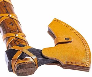 Hacha vikinga de acero al carbono de nuevo diseño de alta calidad a la venta hacha vikinga de acero al carbono para exteriores personalizada, SCL - Product Image 4