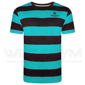 เสื้อยืดผู้ชายแนวสตรีทสีทึบเสื้อยืดแห้งเร็วแบบกำหนดเองได้ - Product Image 1