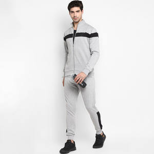 Survêtement de jogging pour homme avec fermeture éclair et capuche, vente en gros OEM, survêtement de jogging pour adulte, survêtement de sport pas cher pour l'entraînement - Product Image 3