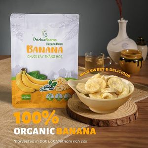 100% Original liofilizado dulce rodajas de plátano listo para comer FD proceso de secado envasado al vacío envasado a granel Darlac Farms Vietnam - Product Image 5