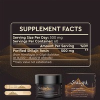 Résine de Shilajit de l'Himalaya pure, complément naturel pour adultes, soutient l'énergie et la vitalité