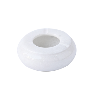 Accesorios para fumar de diseño único redondo de alta calidad, Colector de cenizas de cigarrillos portátil, soporte para Cenicero de mármol blanco de la India - Product Image 1