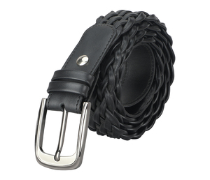Ceinture en cuir tressé, ceinture en cuir véritable indienne, ceinture en cuir durable de qualité supérieure, personnalisation du logo bienvenue à l'usine directe - Product Image 4
