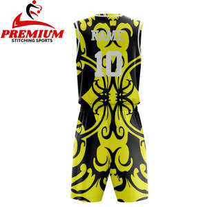 Ventes en gros d'usine Maillot de basket-ball Costume de sport Logo imprimé de haute qualité personnalisé Nom Maillot de basket-ball pour hommes et jeunes Uniformes de basket-ball - Product Image 4