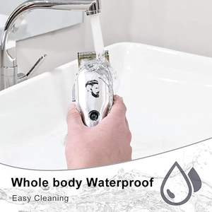 Kit de Aseo Profesional para Hombre, Inalámbrico, Resistente al Agua IPX7, Recargable, para Recortar el Cabello y la Barba, Estilo Barbería - Product Image 5