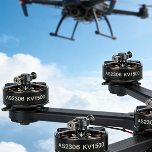 Moteur sans balais à arbre court T-Motor AS2306 KV1500/KV1900/KV2300 2-3S pour avions RC d'intérieur <span class=keywords><strong>F3P</strong></span> 3D 4D et drones de freestyle - Product Image 1