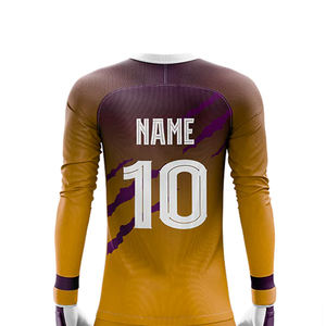 Nouveau design uniformes de gardien de but de football sur mesure prix de vente entier nouveau style uniforme de gardien de but - Product Image 5