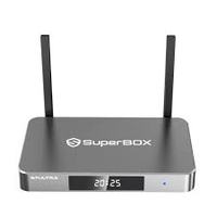 Nouvelle édition premium SuperBOX S7 Ultra Android 12 4 Go de mémoire DDR3 + 128 Go de stockage interne eMMC avec télécommande vocale pour boîtier TV