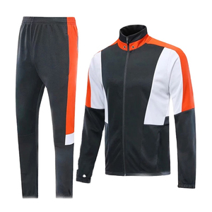 Conjunto Deportivo Holgado de Moda Urbana, Chaqueta Cortavientos con Cremallera y Pantalones Cortos de Nailon, Color Personalizado, para Hombre - Product Image 1