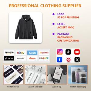 Custom Embroidery <b>Hoody</b> Streetwear <b>Hoodie</b> Fleece Blank Vintage Oversized Acid Wash Sun Faded Distressed Zip up <b>Hoodie</b> - Product Image 4