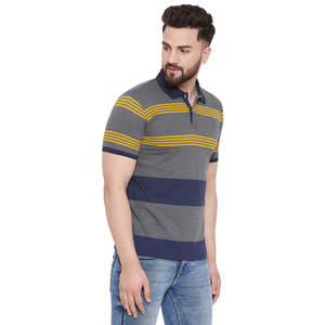 Polo transpirable de Color sólido con logotipo personalizado de diseño éxito de ventas 2024 camisetas polo personalizadas para hombre - Product Image 4