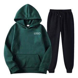 ชุดวอร์มกีฬาผู้ชายแบบมีฮู้ด ผ้าระบายอากาศ น้ำหนักมาก เหมาะสำหรับกีฬาฤดูหนาว คุณภาพสูง ขายส่ง พร้อมเชือกผูก - Product Image 1