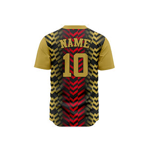 Maillot de baseball respirant personnalisé sur mesure avec impression numérique par sublimation, design sur mesure OEM - Product Image 4