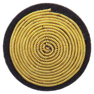 Appliques brodées à la main en forme de fleur, couleur cuivre, travail de zari, découpe, haute qualité, vêtements, robe, chaniyacholi, artisanat - Product Image 6