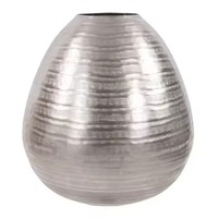 Set Vas Bunga 2 Buah Berlapis Emas Besi Pantai Berkualitas Tinggi, Enamelware Terbaru, Dekorasi Rumah, Tahan Lama, Baru