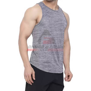 2025 nueva llegada camiseta sin mangas de Color personalizado de secado rápido transpirable de punto estilo Casual precio al por mayor - Product Image 4