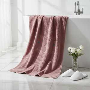 Serviette de bain en coton doux de qualité supérieure 50x70cm, tapis de bain d'hôtel, haute absorption, antidérapant, linge de bain de luxe - Product Image 6